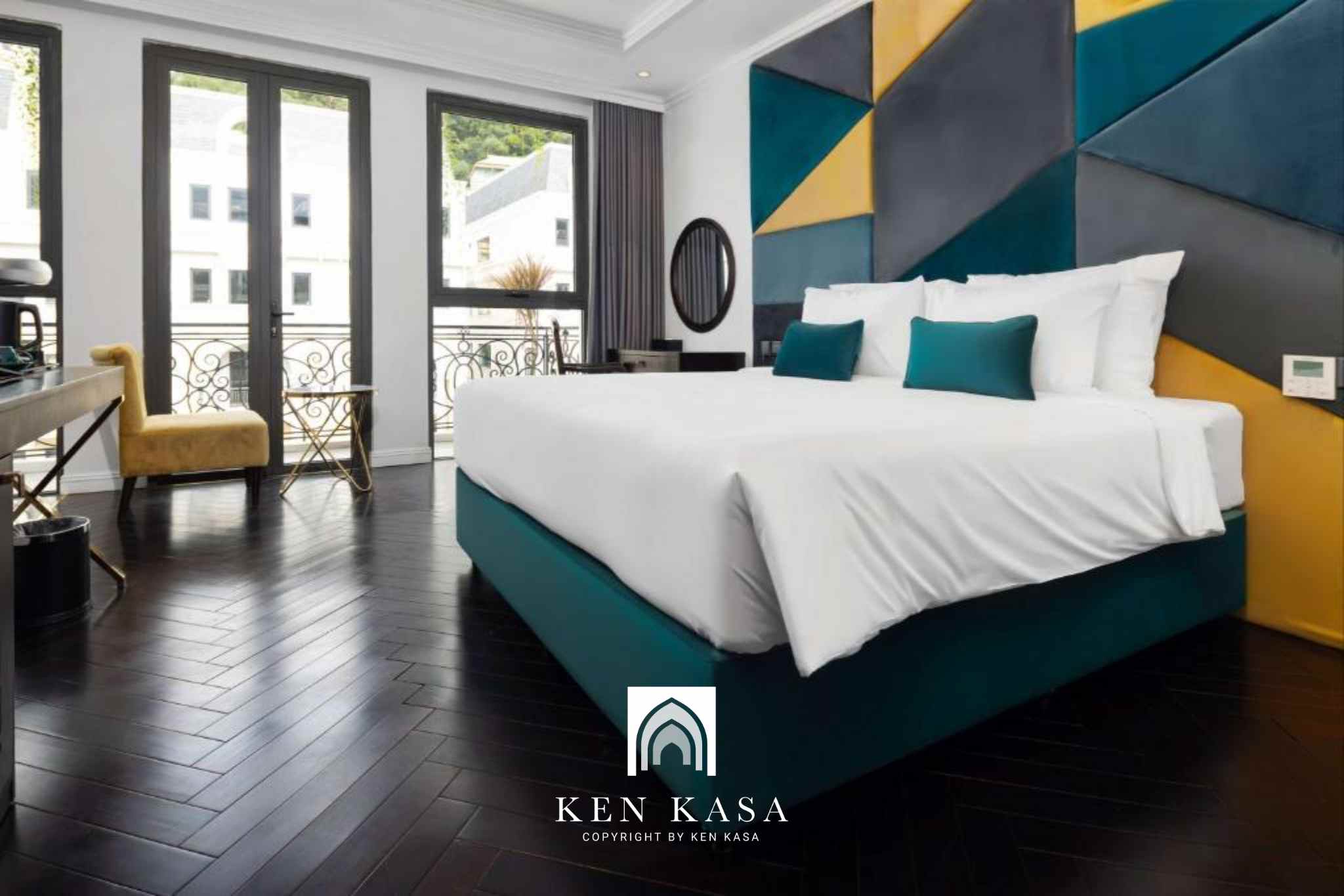 Không gian phòng ngủ  tại The Almin Hotel 